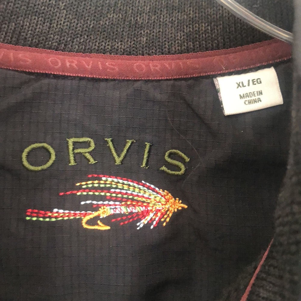 Black Orvis Men's Vest - Picture 5 of 12